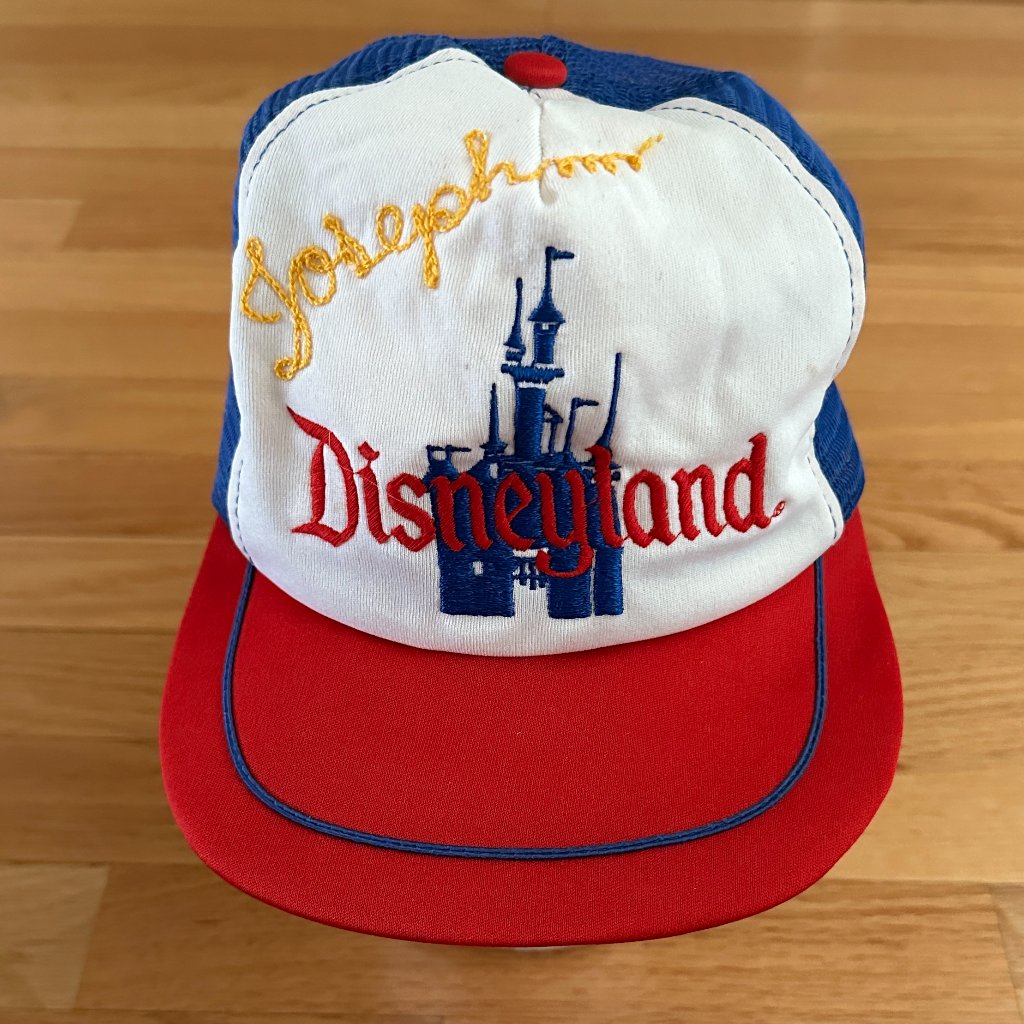 Vintage Disneyland Snapback Mesh Trucker Hat